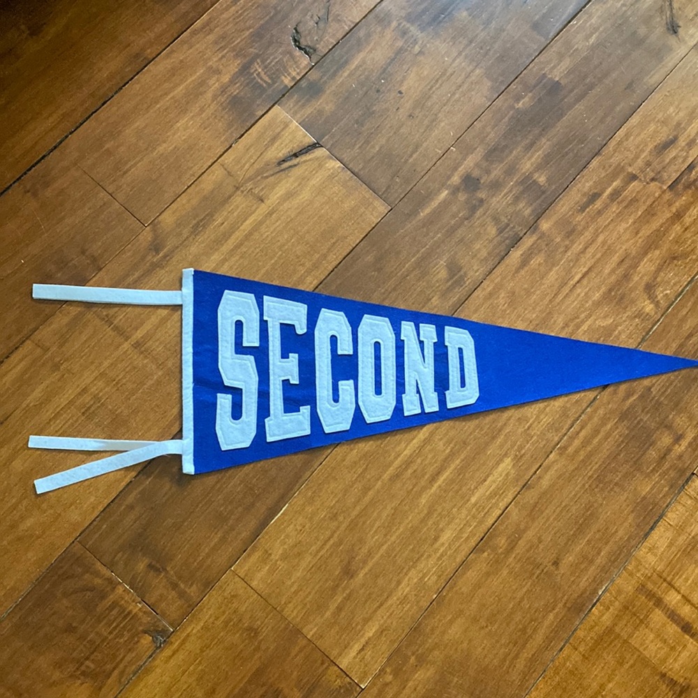 The Beaufort Bonnet Company Back to School Pennant-Second Grade-Royal Blue Felt